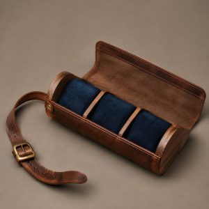 Three-Watch Travel Roll